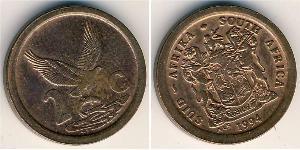 2 Цент Південно-Африканська Республіка (1910 - ) Мідь/Залізо 