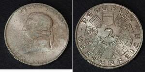 2 Шиллинг Первая Австрийская Республика (1918-1934) Серебро 