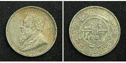 2 Шиллинг Южно-Африканская Республика (1910 - ) Серебро Крюгер, Пауль (1825 - 1904)