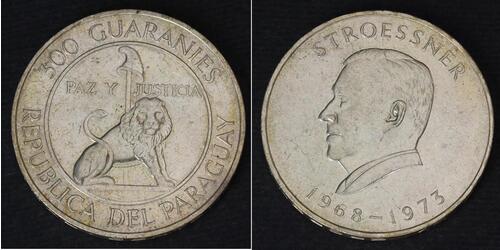 300 Guaraní Paraguay (1811 - ) Argent 