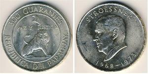 300 Гуарани Республика Парагвай (1811 - ) Серебро 
