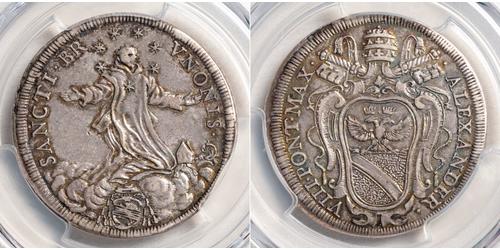 30 Baiocco Ciudad del Vaticano Plata 