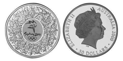 30 Dollaro Australia (1939 - ) Argento Elisabetta II (1926-2022)