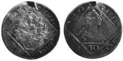 30 Kreuzer Elettorato di Baviera (1623 - 1806) Argento Massimiliano III di Baviera(1727 – 1777)