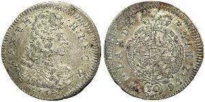 30 Kreuzer Elettorato di Baviera (1623 - 1806) Argento 