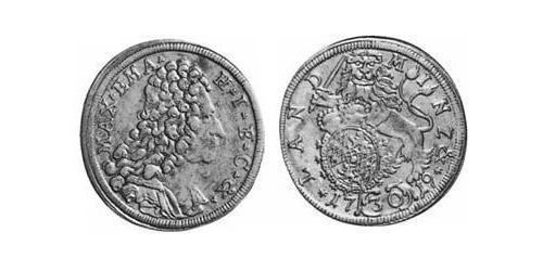 30 Kreuzer Electorate of Bavaria (1623 - 1806) Plata 