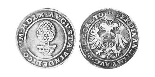 30 Kreuzer 奥格斯堡 (1276 - 1803 Augsburg) 銀 Ferdinand I, Holy Roman Emperor(1503-1564)