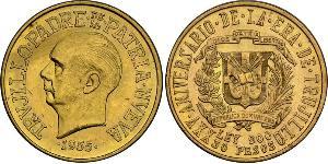 30 Peso Dominikanische Republik Gold 