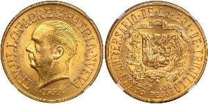 30 Peso República Dominicana Oro 