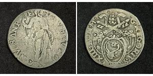30 Байокко Папська держава (752-1870) Срібло 