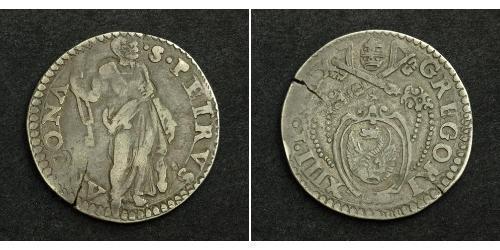 30 Байокко Папська держава (752-1870) Срібло 