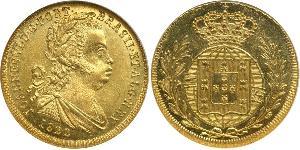 3200 Reis Kingdom of Portugal (1139-1910) Gold John VI of Portugal (1767-1826)