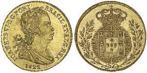 3200 Reis Regno del Portogallo (1139-1910) Oro Giovanni VI del Portogallo (1767-1826)