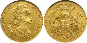 3200 Reis Reino de Portugal (1139-1910) Oro Juan VI de Portugal (1767-1826)