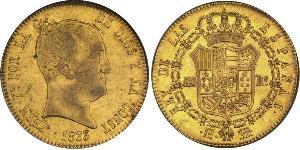 320 Real Kingdom of Spain (1814 - 1873) Oro Ferdinando VII di Spagna (1784-1833)