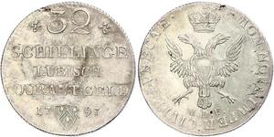 32 Shilling Alemania Plata 