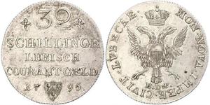 32 Shilling Deutschland Silber 