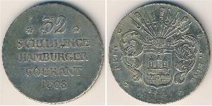 32 Shilling States of Germany Silber 