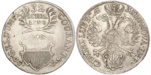 32 Shilling 德国 銀 