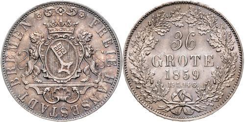 36 Grote States of Germany Silber 