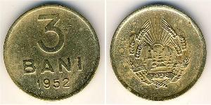 3 Ban Repubblica Socialista di Romania (1947-1989) Rame/Zinco/Nichel 