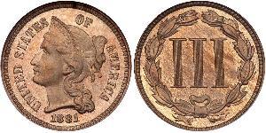 3 Cent États-Unis d