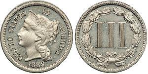 3 Cent États-Unis d