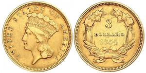 3 Dollar Vereinigten Staaten von Amerika (1776 - ) Gold 