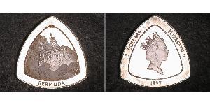 3 Dollar Bermuda Silber Elizabeth II (1926-2022)