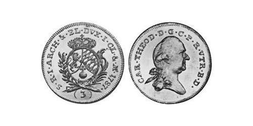 3 Ducat Electorate of Bavaria (1623 - 1806) 金 