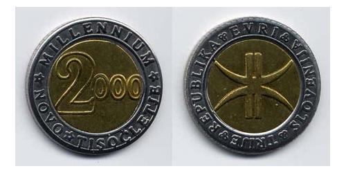 3 Euro Slowenien Bimetall 