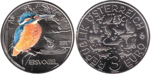 3 Euro Republic of Austria (1955 - ) Cobre 