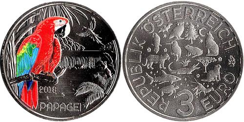 3 Euro 奥地利 銅 