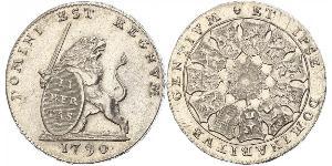 3 Florin Paesi Bassi austriaci (1713-1795) Argento 