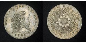 3 Florin Países Bajos Austríacos (1713-1795) Plata 