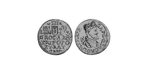 3 Groschen Княжество Трансильвания (1571-1711) Серебро 
