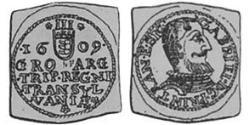 3 Groschen Князівство Трансильванія (1571-1711) Срібло 