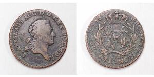 3 Grosh Pologne Cuivre 