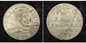 3 Grosh Polen Silber Sigismund III