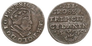 3 Grosh Polen Silber Sigismund I the Old