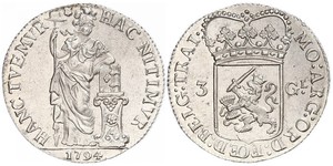 3 Gulden Provinces-Unies (1581 - 1795) Argent 