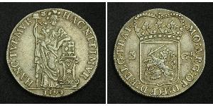 3 Gulden Provincias Unidas de los Países Bajos (1581 - 1795) Plata 