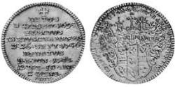 3 Kreuzer Prince-Bishopric of Bamberg (1245–1802) Argent 
