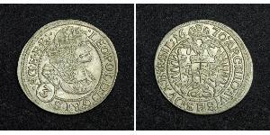 3 Kreuzer Saint-Empire romain germanique (962-1806) Argent Léopold Ier de Habsbourg(1640-1705)