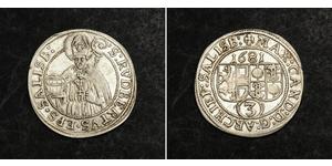 3 Kreuzer Salzbourg (1328 - 1803) Argent 
