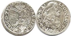 3 Kreuzer Ååstenrik Argent 
