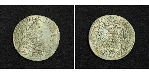 3 Kreuzer Ååstenrik Argent Léopold Ier de Habsbourg(1640-1705)