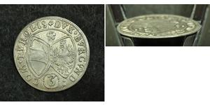 3 Kreuzer Ååstenrik Argent Ferdinand-Charles d