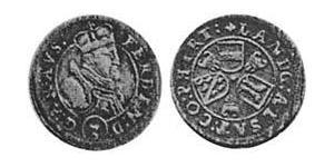 3 Kreuzer Alsazia Argento Ferdinando II d