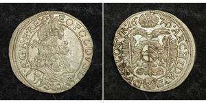 3 Kreuzer Austria Argento Leopoldo I d